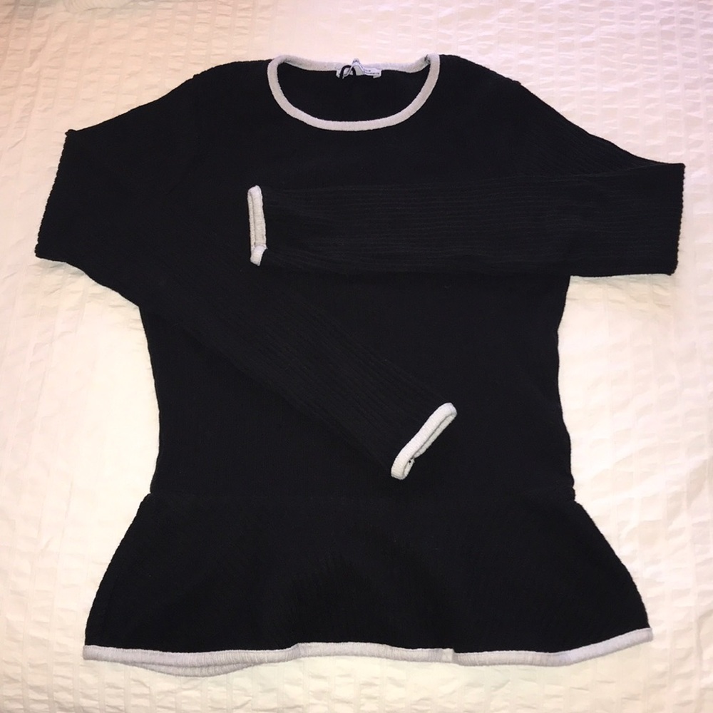 Zara! Two toned ribbed top!